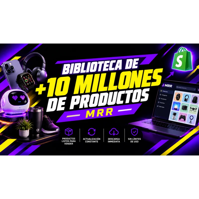 Biblioteca de +10 Millones de Productos MRR